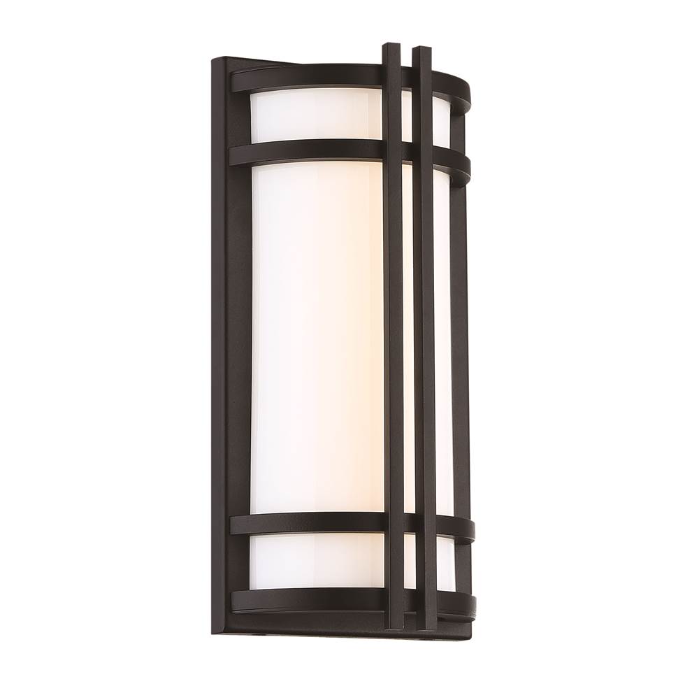 Modern Forms Skyscraper 27'' LED Outdoor Wall Sconce Light 3000K in Black