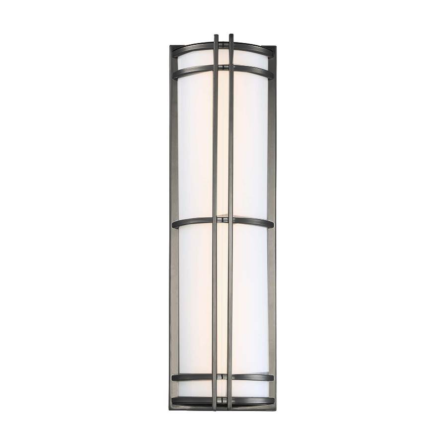 Modern Forms Skyscraper 27'' LED Outdoor Wall Sconce Light 3000K in Bronze
