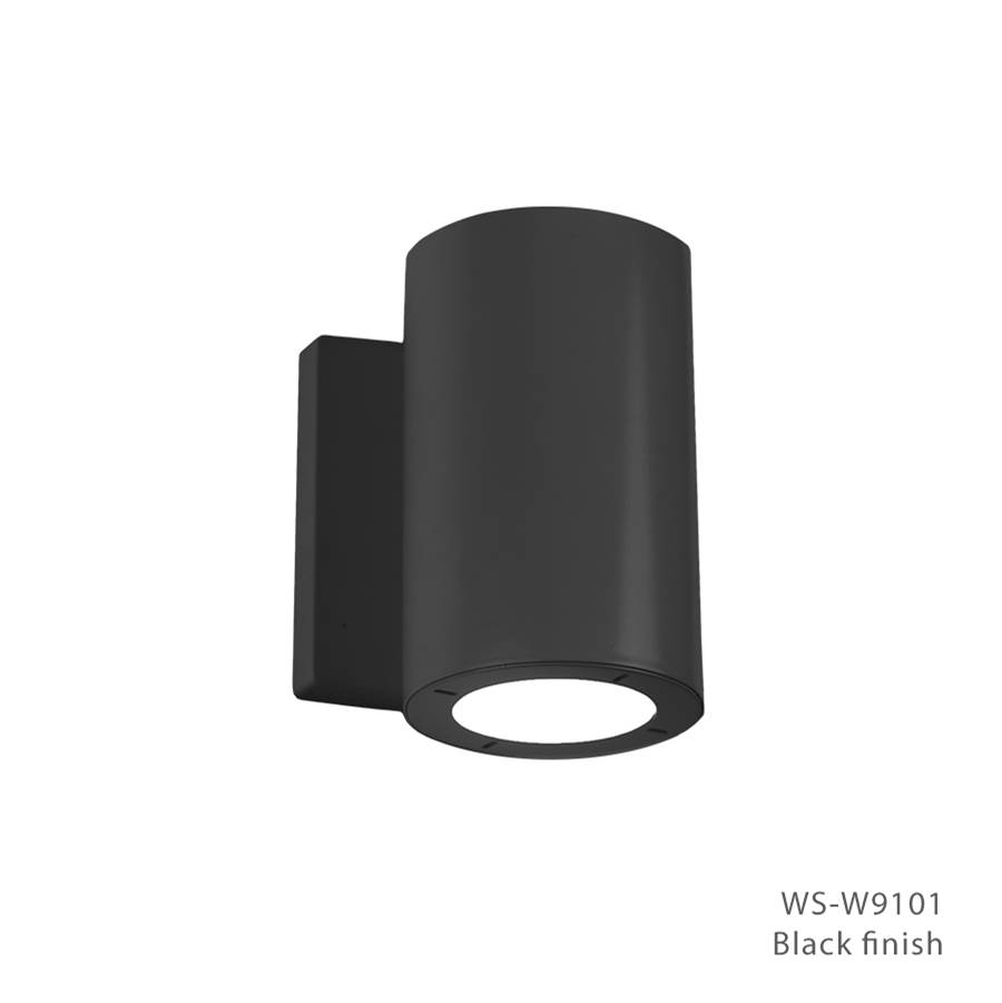 Modern Forms Vessel 6'' LED Outdoor Wall Sconce Light 3000K in Black
