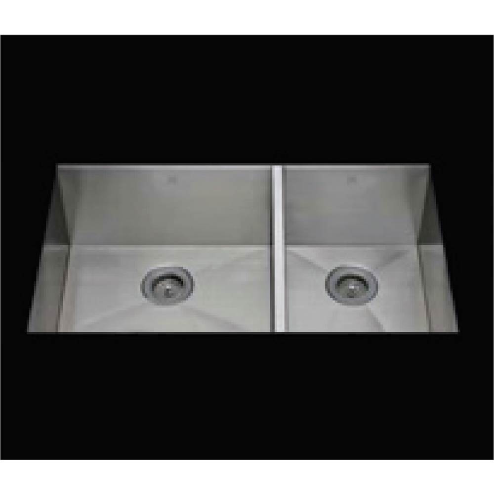 Mila International Flatiron Stainless Steel Single Basin Dual Mount Kitchen Sink  34 X 19 X 10