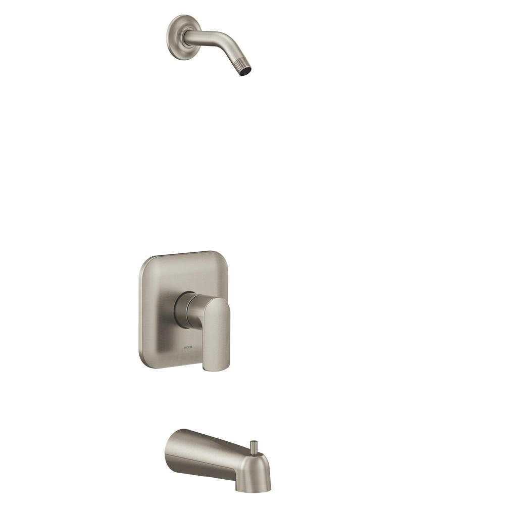 Moen Rizon M-CORE 2-Series 1-Handle Tub and Shower Trim Kit in Brushed Nickel (Valve Sold Separately)