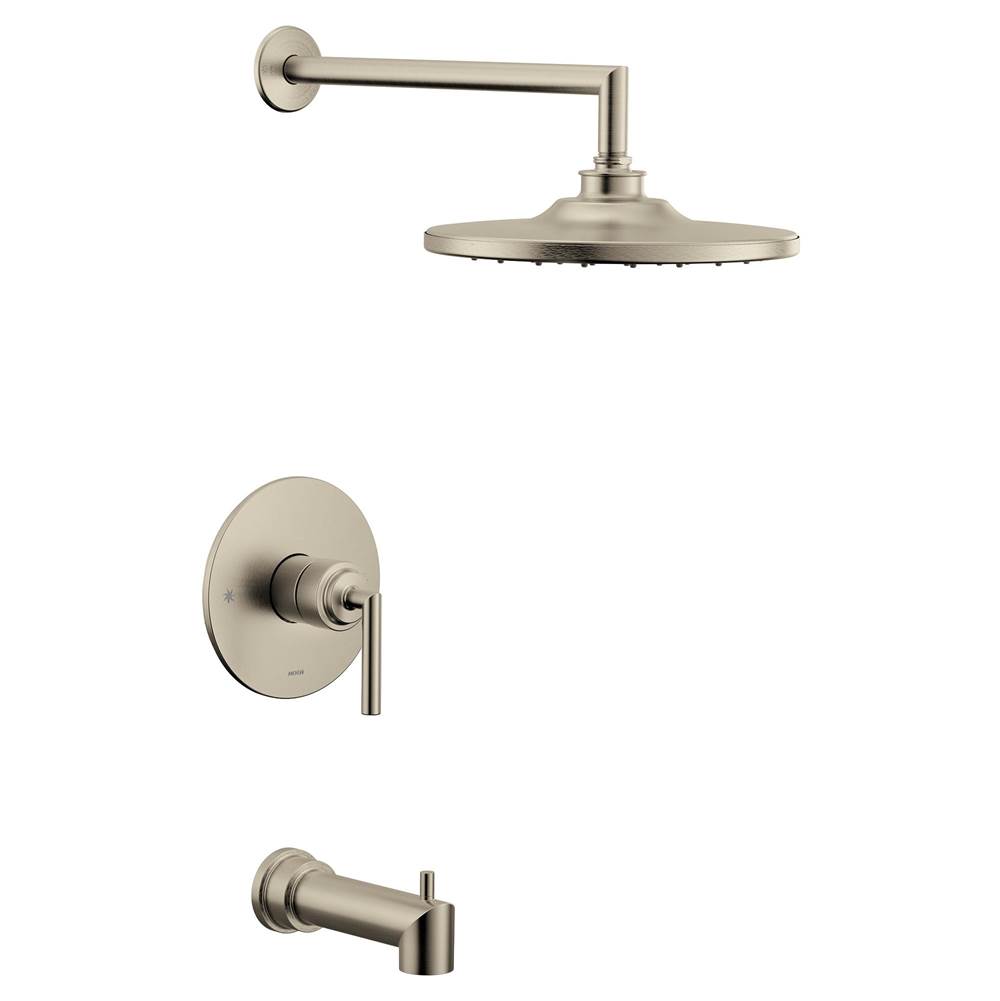 Moen Arris M-CORE 3-Series 1-Handle Eco-Performance Tub and Shower Trim Kit in Brushed Nickel (Valve Sold Separately)