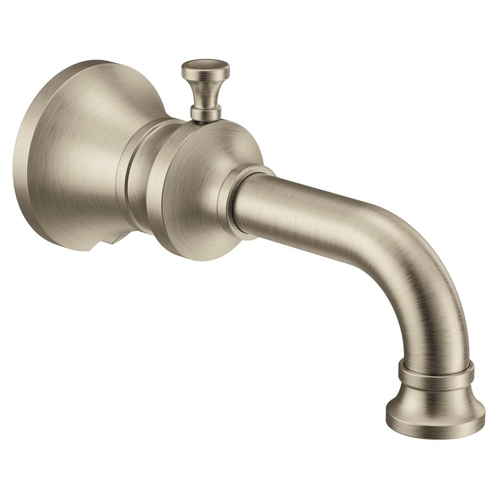 Moen Colinet Traditional Diverter Tub Spout with Slip-fit CC Connection in Brushed Nickel