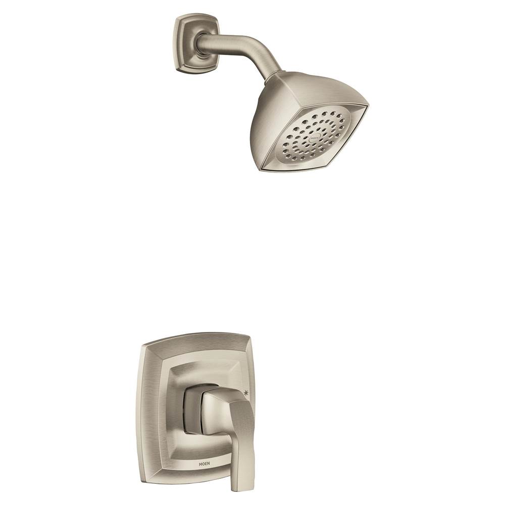 Moen Voss M-CORE 2-Series Eco Performance 1-Handle Shower Trim Kit in Brushed Nickel (Valve Sold Separately)