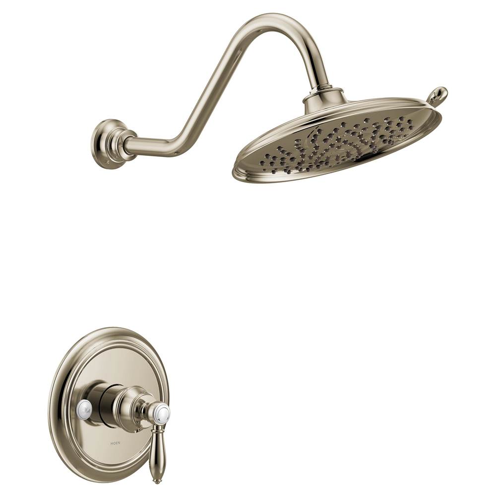 Moen Weymouth M-CORE 3-Series 1-Handle Shower Trim Kit in Polished Nickel (Valve Sold Separately)