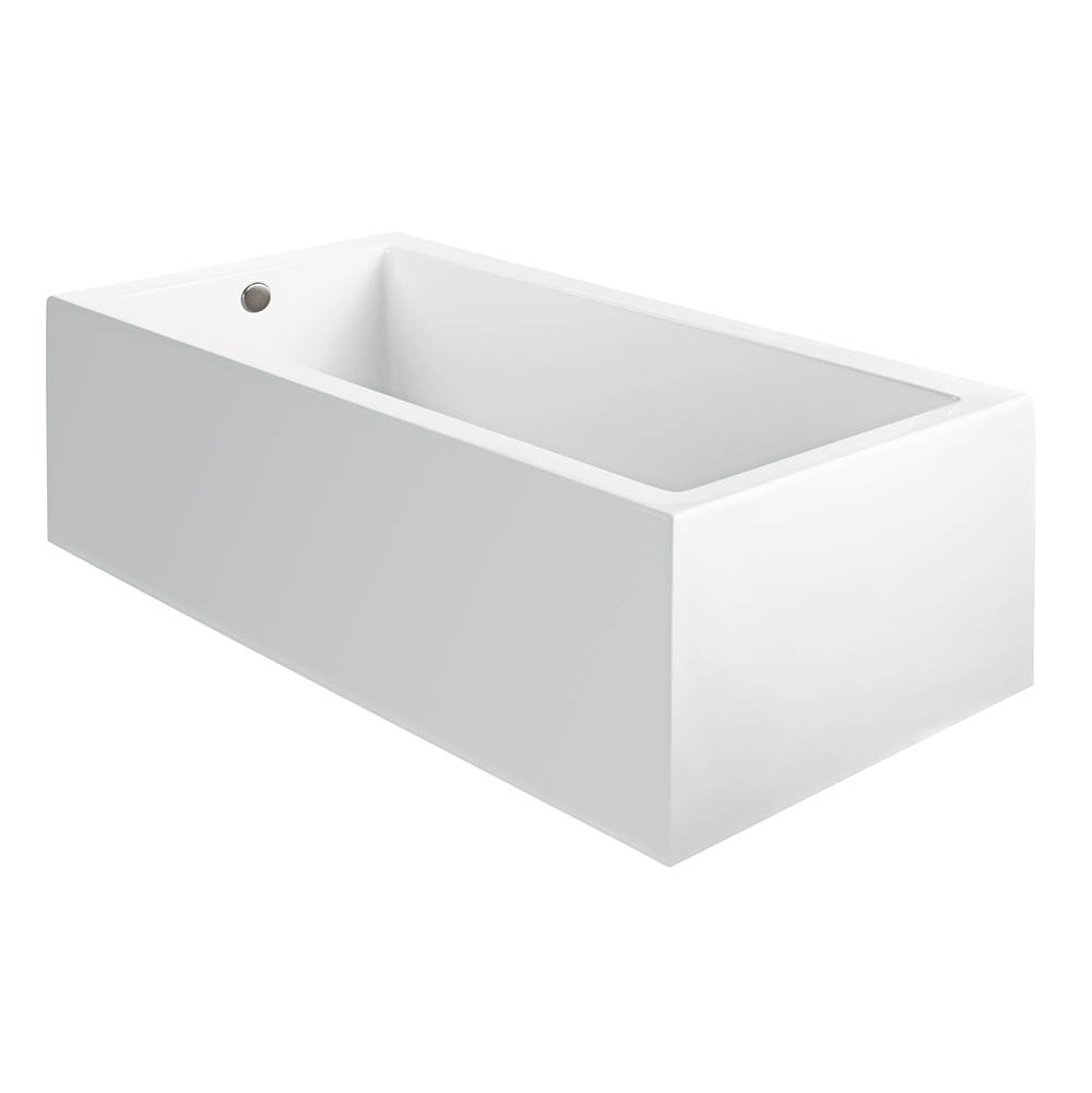 MTI Baths Andrea 23A Acrylic Cxl Sculpted 3 Side Air Bath - White (65.75X36)