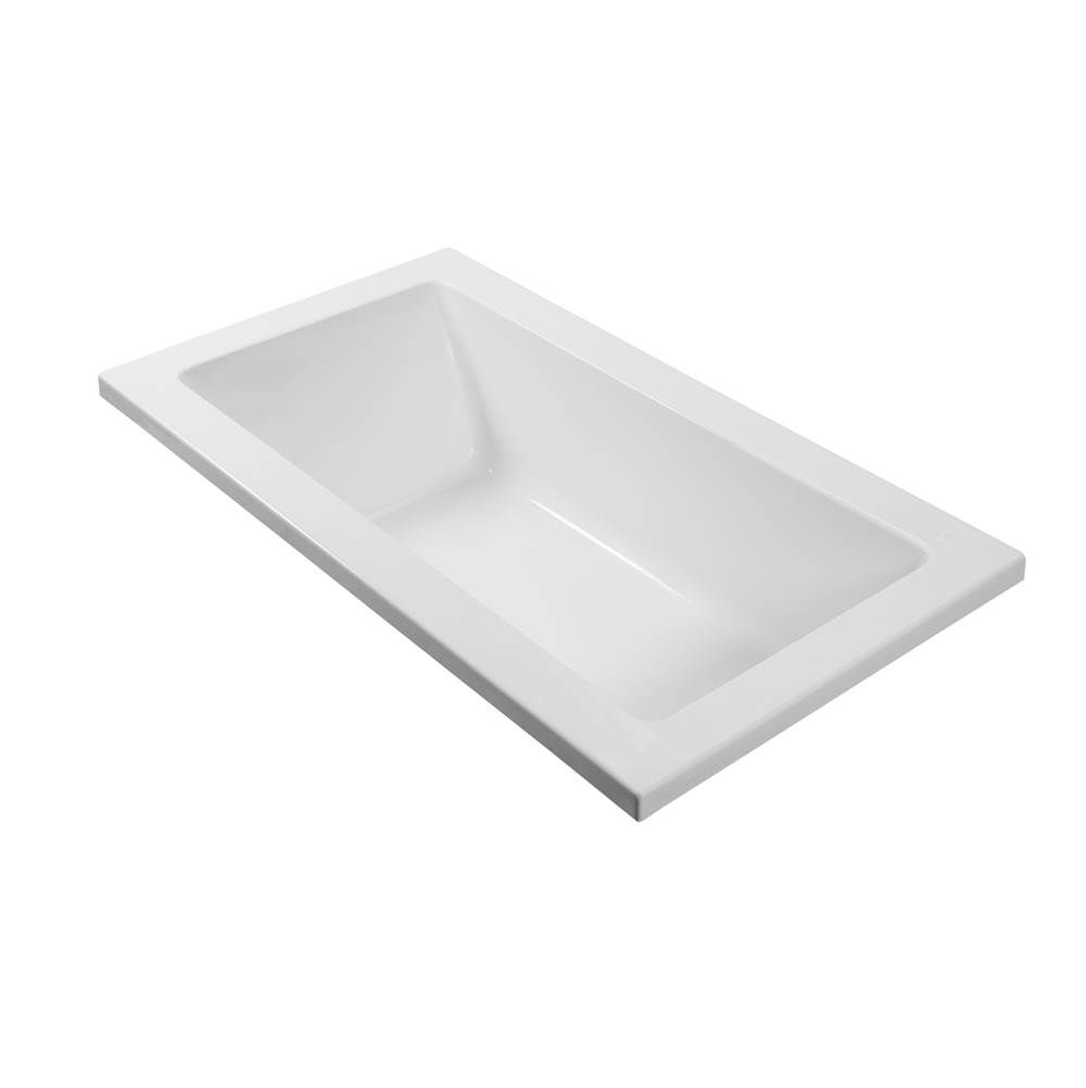 MTI Baths Andrea 26 Acrylic Cxl Undermount Air Bath/Ultra Whirlpool - White (54X30)