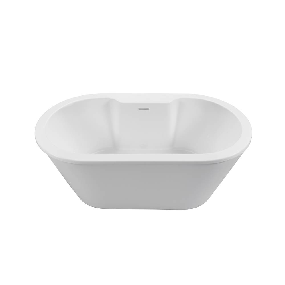 MTI Baths New Yorker 12 Dolomatte Freestanding Faucet Deck Air Bath Elite - White (66X36)