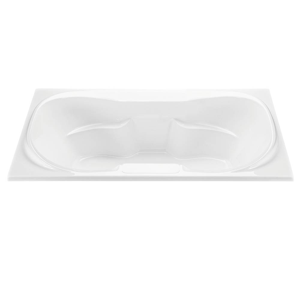 MTI Baths Tranquility 1 Acrylic Cxl Drop In Whirlpool - White (72X42)