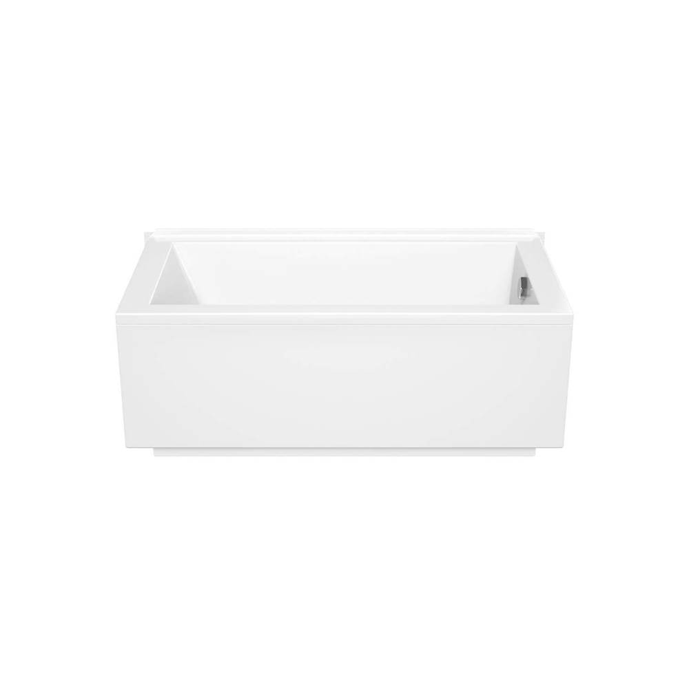 Maax ModulR 6032 (Without Armrests) Acrylic Corner Right Right-Hand Drain Bathtub in White