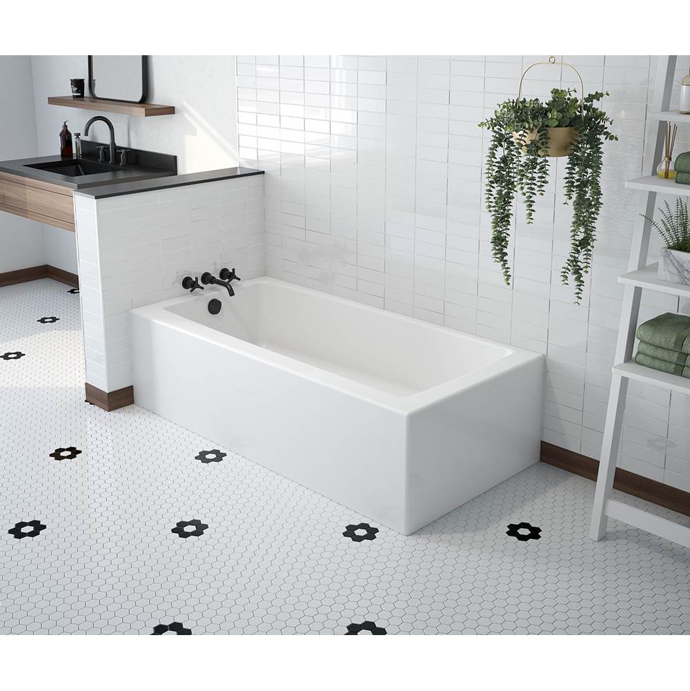 Maax Mackenzie Corner Access 6030 AFR AcrylX Corner Right-Hand Drain Bathtub in White