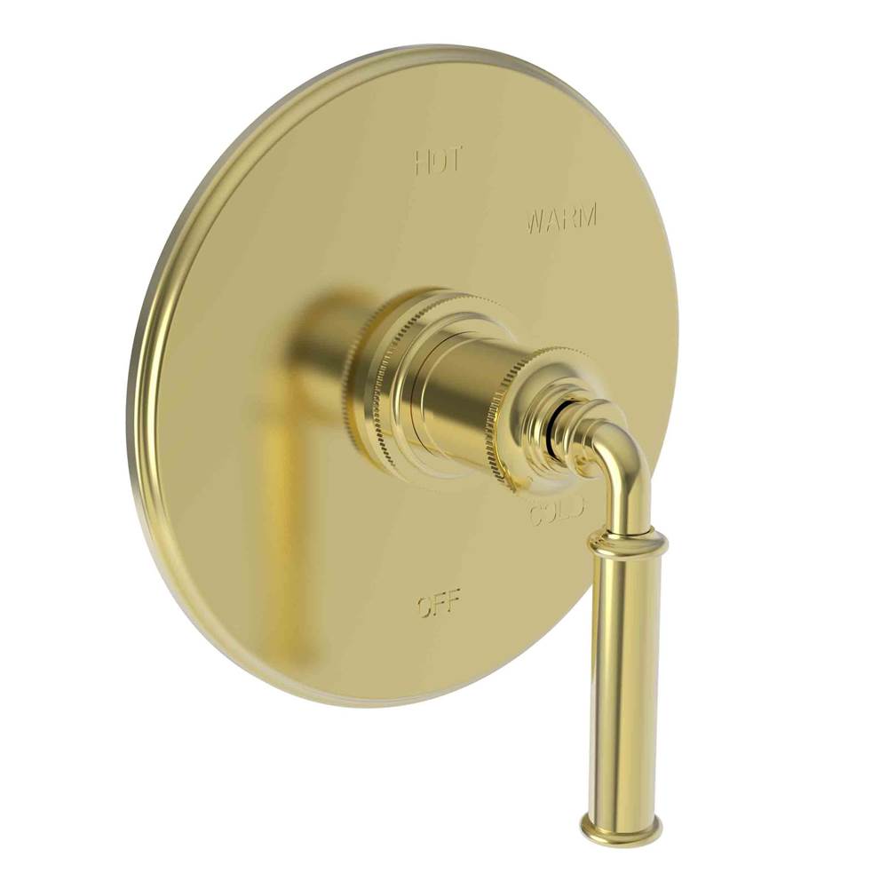Newport Brass Taft Balanced Pressure Shower Trim Plate with Handle. Less showerhead, arm and flange.