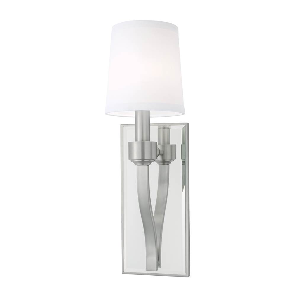 Norwell Roule Mirror Sconce - Brushed Nickel