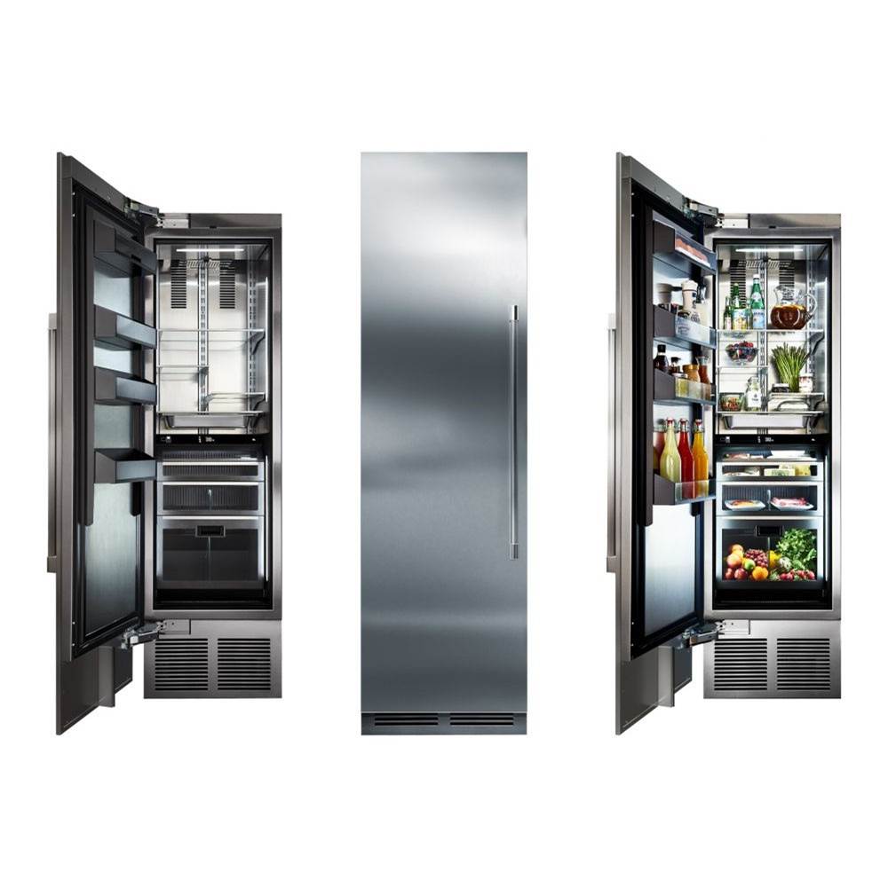 Perlick 24'' Column Refrigerator, Solid Overlay Ready, Hinged Left