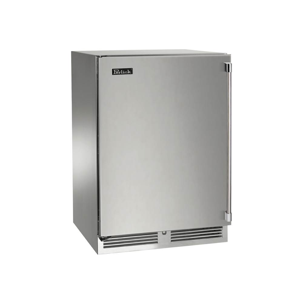 Perlick 24'' Signature Series Outdoor Freezer with Fully Integrated Panel Ready Solid Door, Hinge Right, with Lock