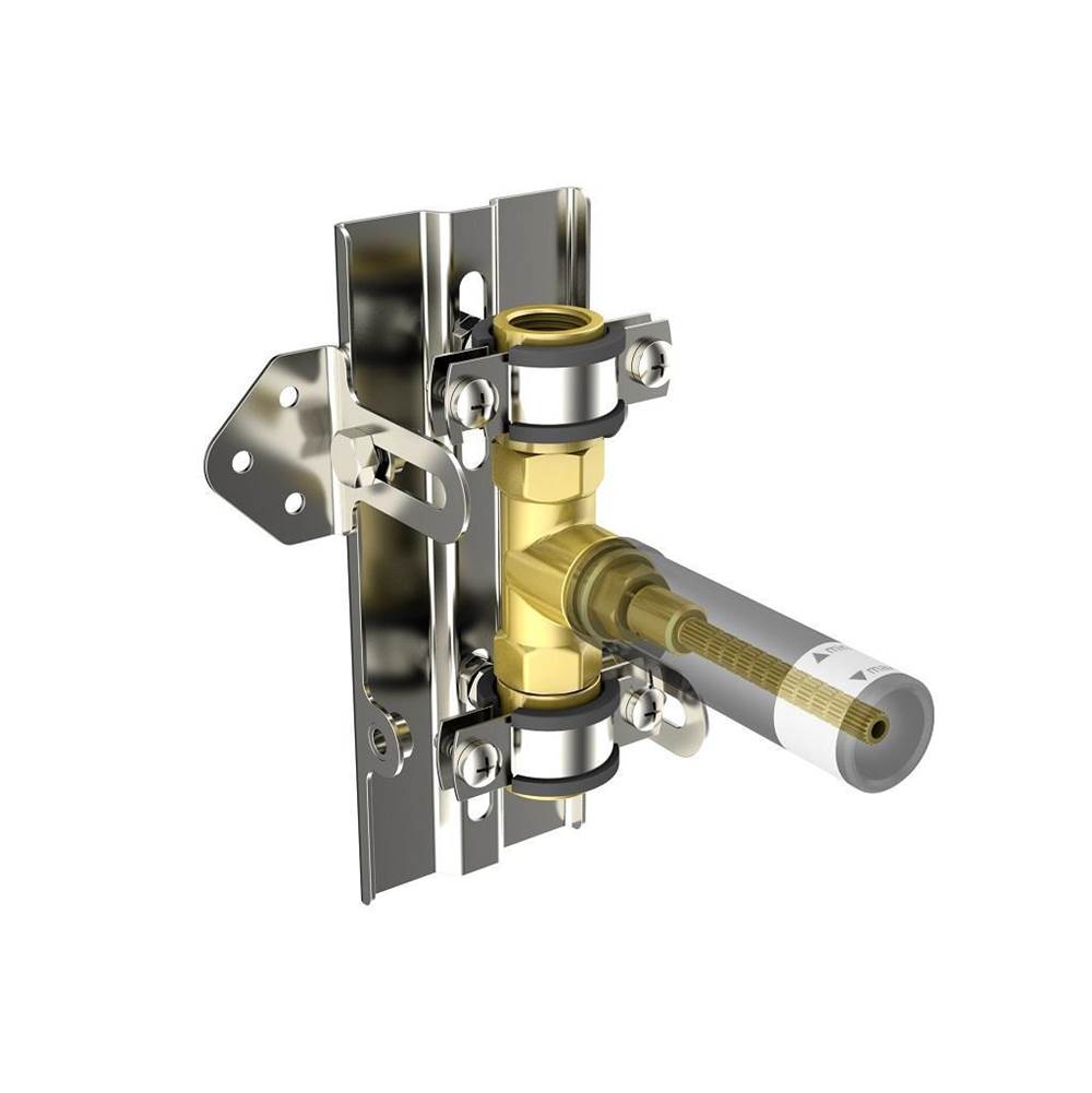 In2aqua ½'' Shut-Off/Volume Control Valve Rough-In, With In2Itiv Rough-In Mounting System