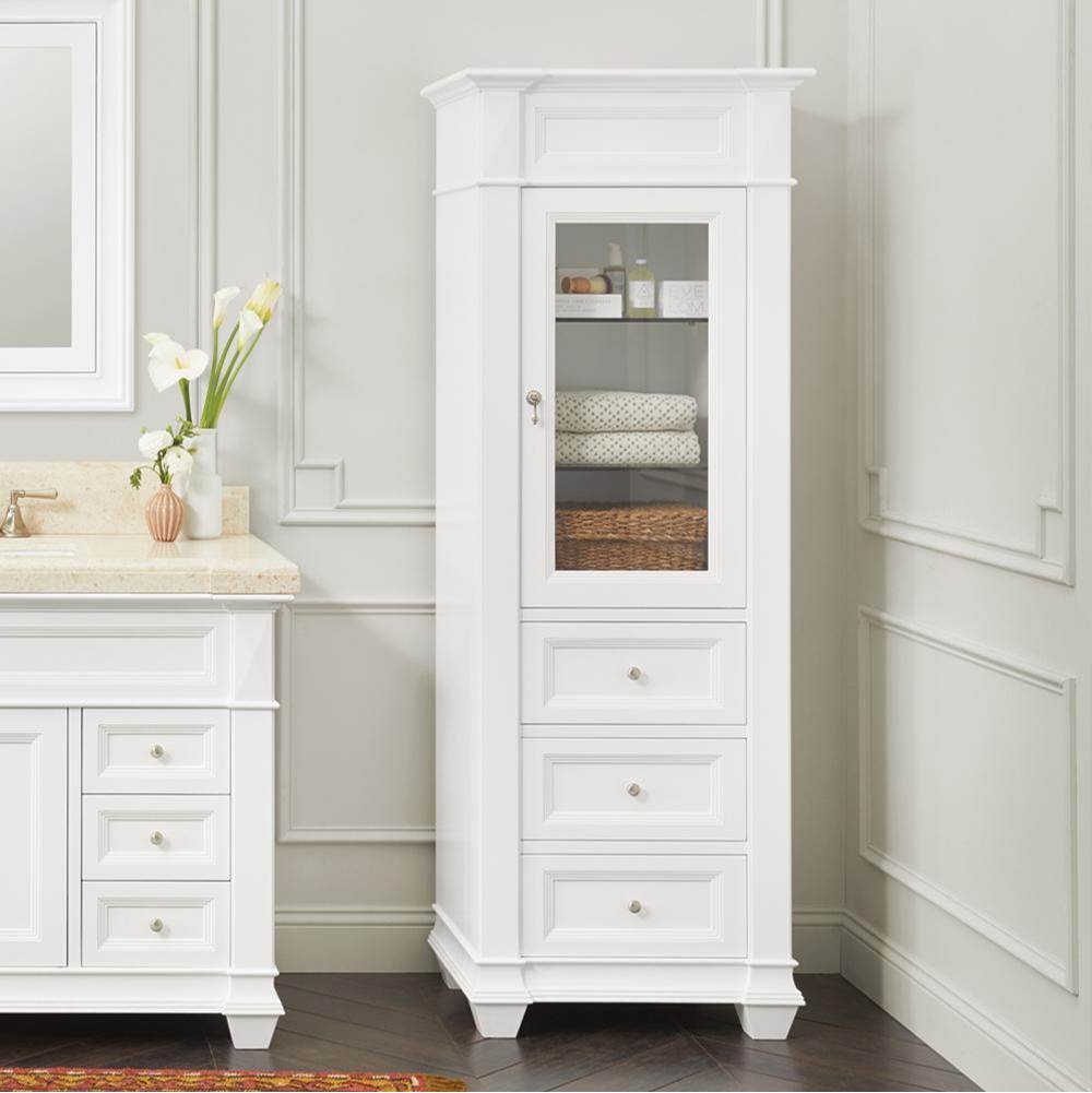 Ronbow 26'' Torino Curio Cabinet in White
