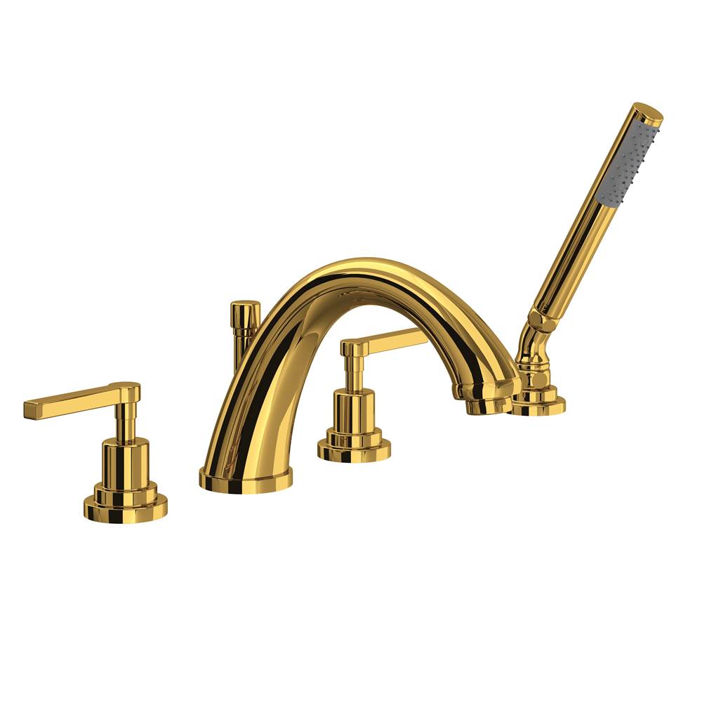 Rohl Lombardia® 4-Hole Deck Mount Tub Filler