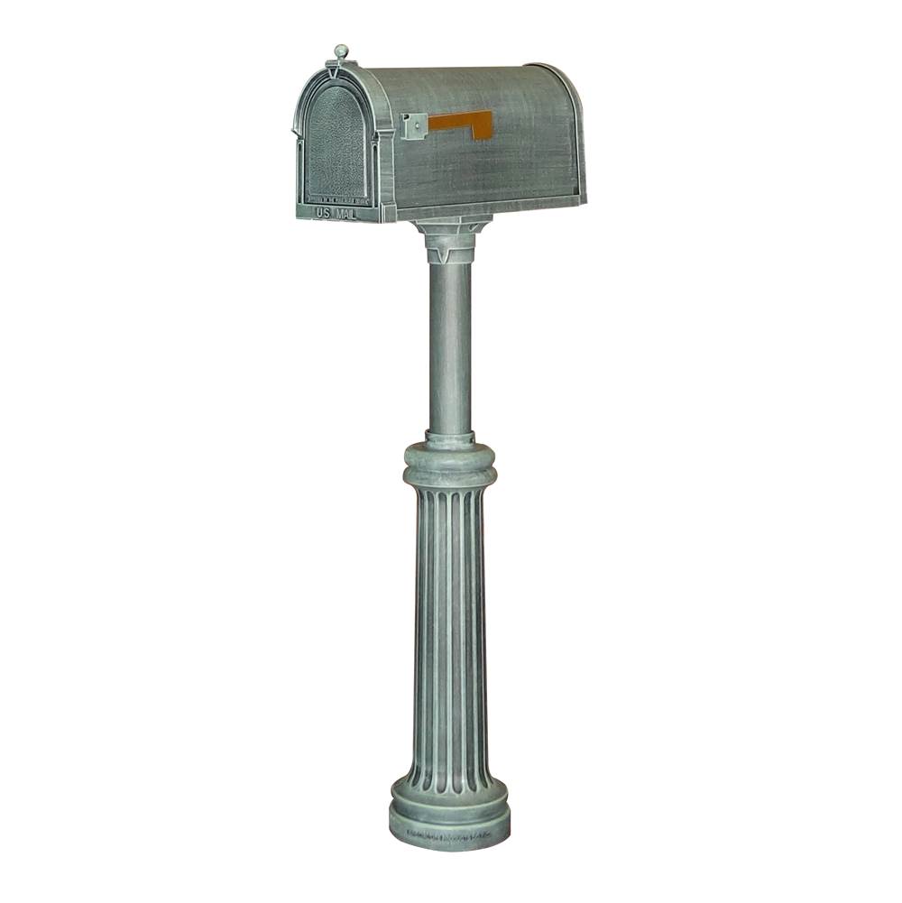 Special Lite Berkshire Curbside Mailbox and Bradford Direct Burial Top Mount Mailbox Post