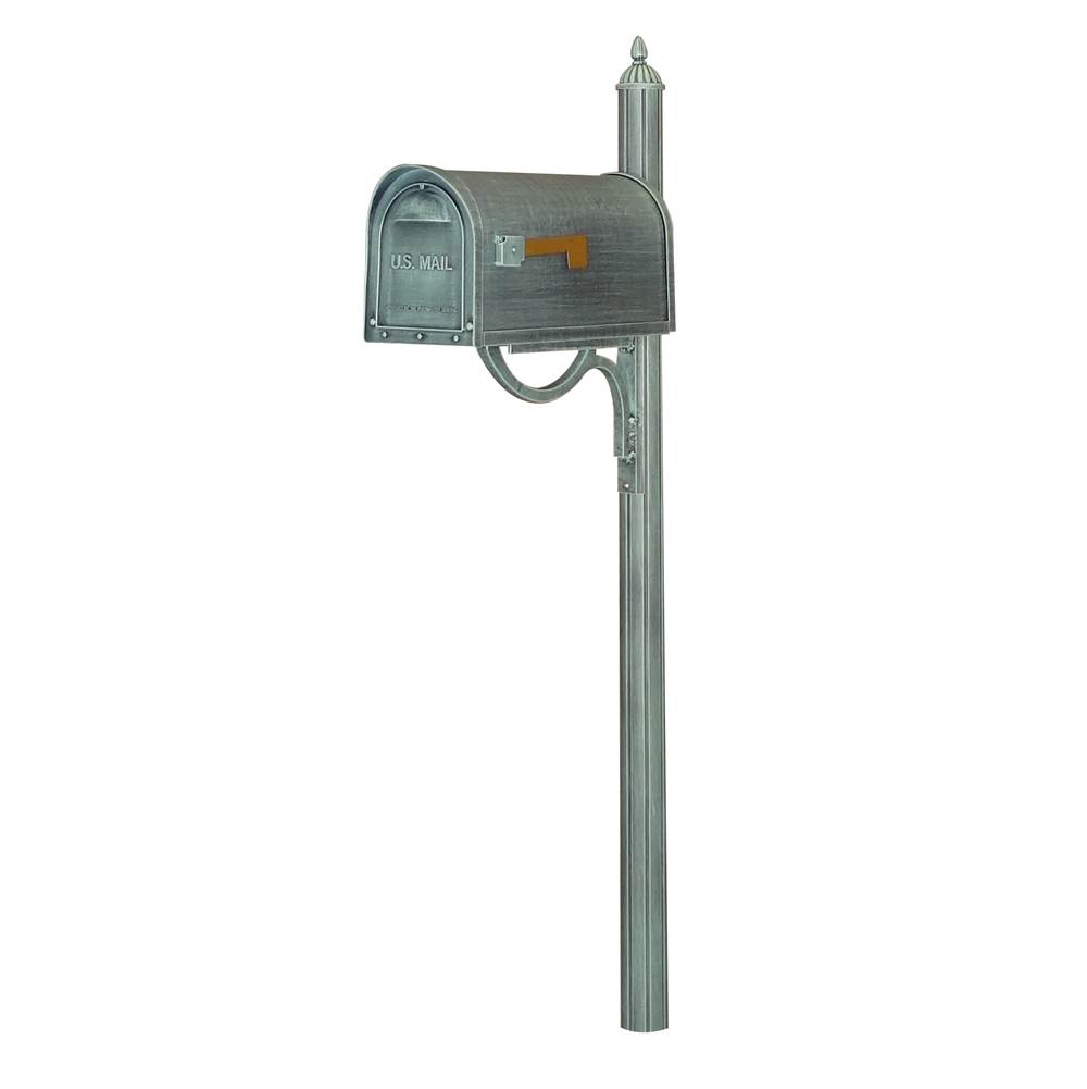 Special Lite Classic Curbside Mailbox with Richland Mailbox Post