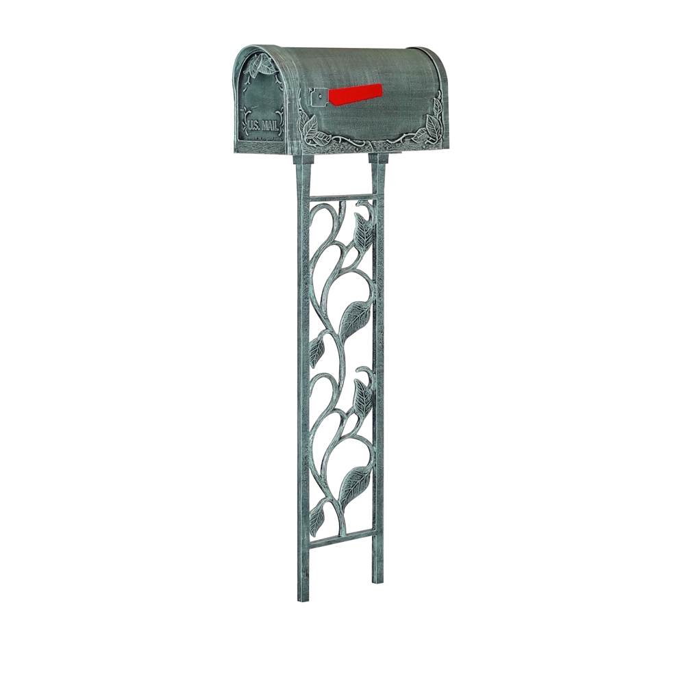 Special Lite Floral Curbside Mailbox with Floral Mailbox Post