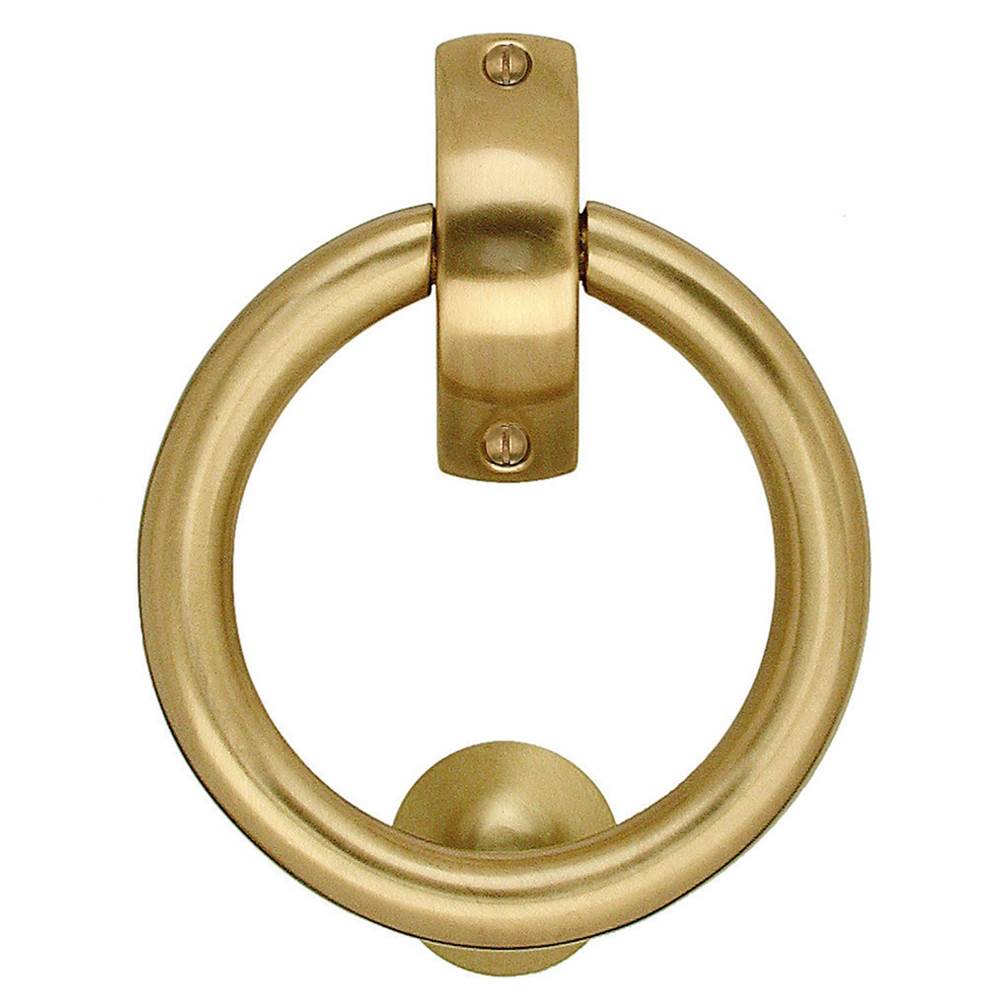 Smedbo Finnish Ring Knocker, Br Brass