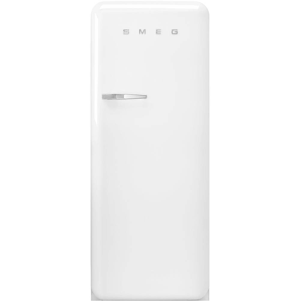 Smeg USA Fab28 Retro 60 cm Refrigerator with Freezer Compartment. White. Right Hinge