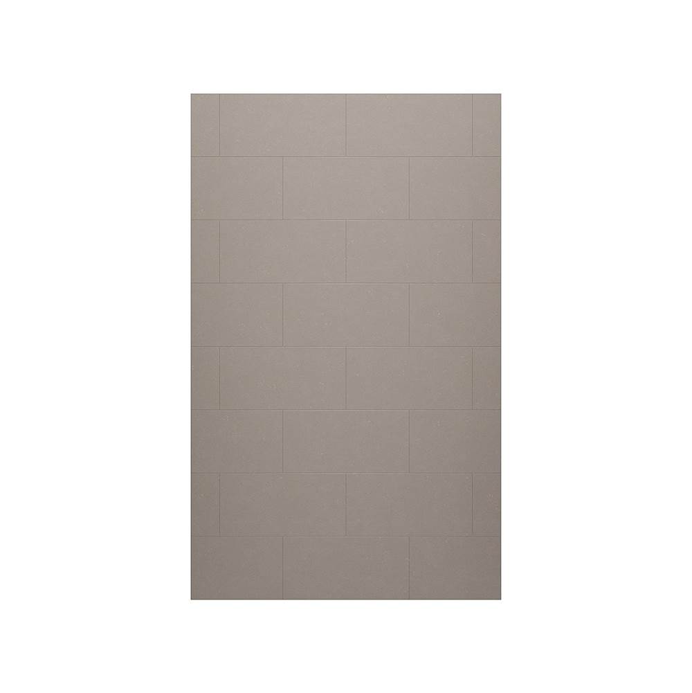 Swan TSMK-7230-1 30 x 72 Swanstone® Traditional Subway Tile Glue up Bathtub and Shower Single Wall Panel in Clay