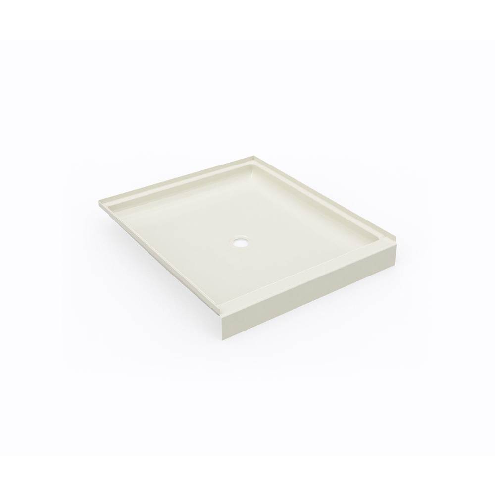 Swan SS-4236 42 x 36 Swanstone® Alcove Shower Pan with Center Drain in Bone