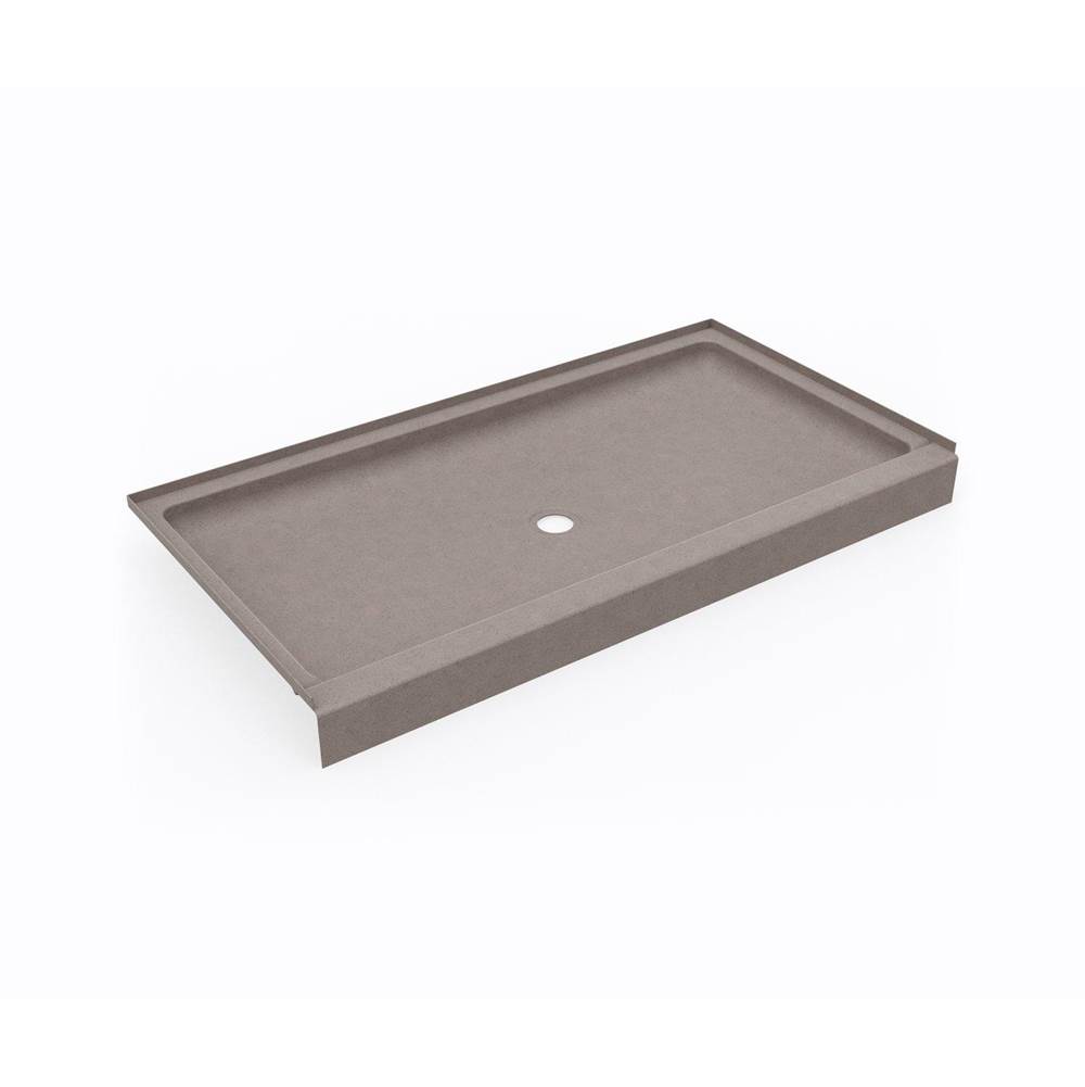 Swan SS-3260 32 x 60 Swanstone® Alcove Shower Pan with Center Drain Clay