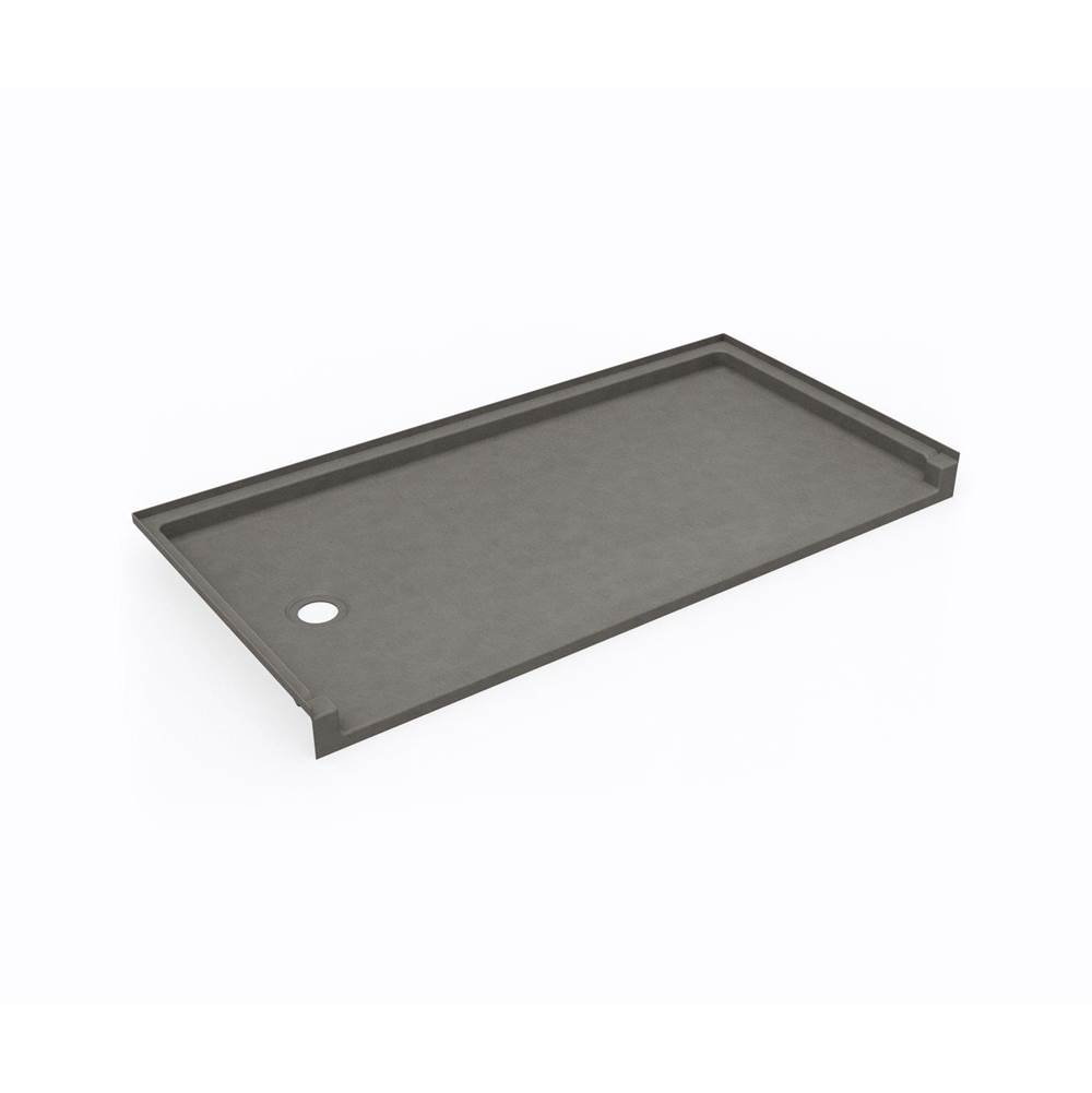 Swan SBF-3060LM/RM 30 x 60 Swanstone® Alcove Shower Pan with Left Hand Drain in Sandstone