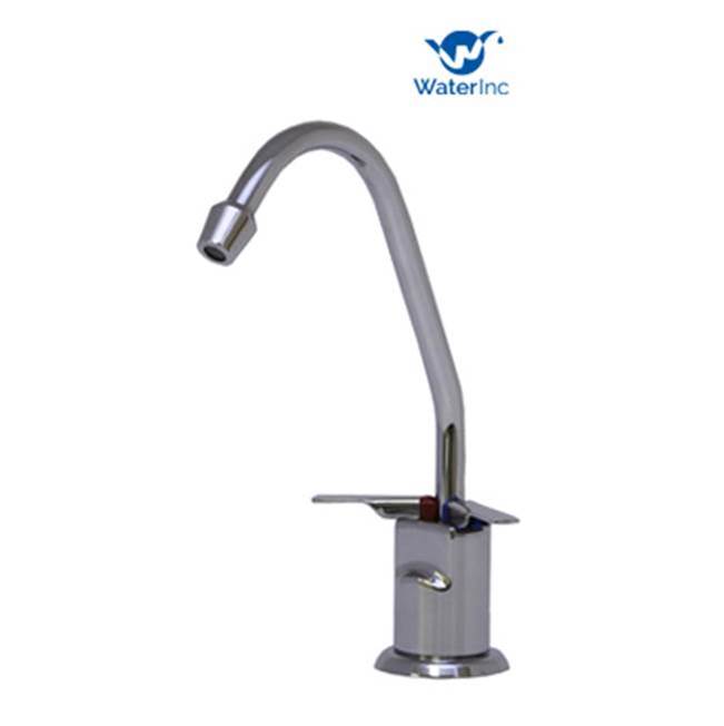 Kitchen & Bath Design CenterWater Inc500 Hot/Cold Faucet Only W/ Long Reach Spout For Filter - Polished Nickel