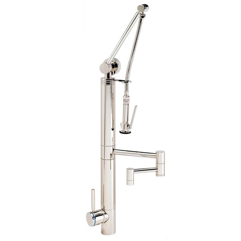 Kitchen & Bath Design CenterWaterstoneContemporary Gantry Pulldown Faucet - 12'' Articulated Spout